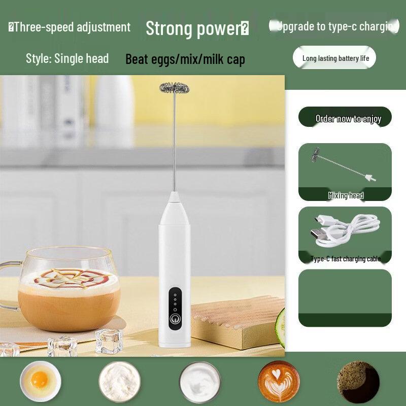 Electric Handheld Milk Frother and Mixer