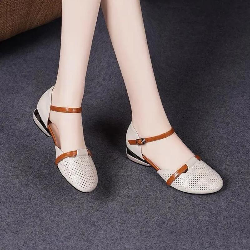 Damen elegante braune leichte Slip-On-Schuhe mit quadratischem Absatz für das Büro, Karrierefrau, lässiger Komfort, schwarze Sommerschuhe ab228