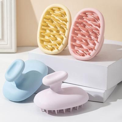 Simple Shampoo Brush Head Scalp Massage Comb Hair Washing Comb Body Massage Brush Bath Shower Brush Salon Hairdressing Tool