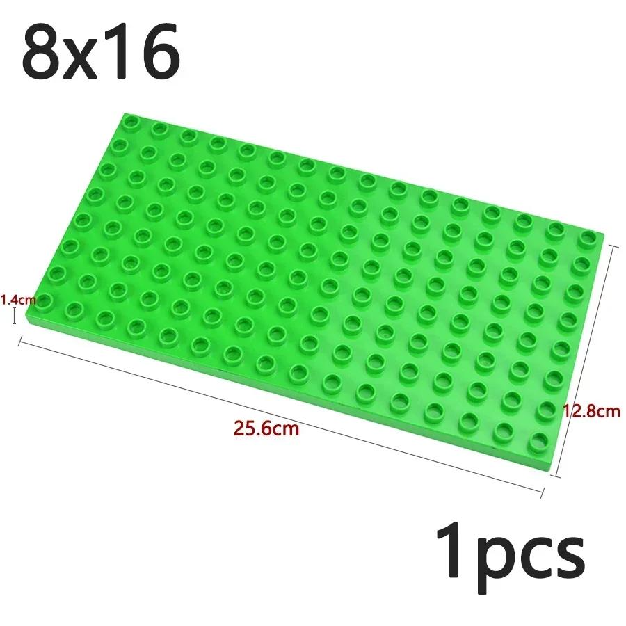 Double Sided Plate Creative Large Particle Double Floors Building Block BasePlate DIY Bricks Compatible Big Size Kid Toy Duploes