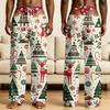 Men's Funny Novelty Pajama Pants with Fake Underwear Print - Halloween Sleepwear