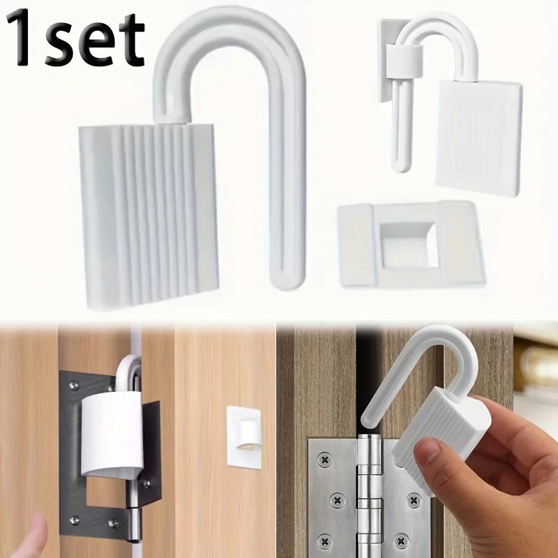 

1 Set Anti-Pinch Door Gap Stopper, Suitable for Bedroom Door Bathroom Door, Prevents Finger Pinching Door Blocker