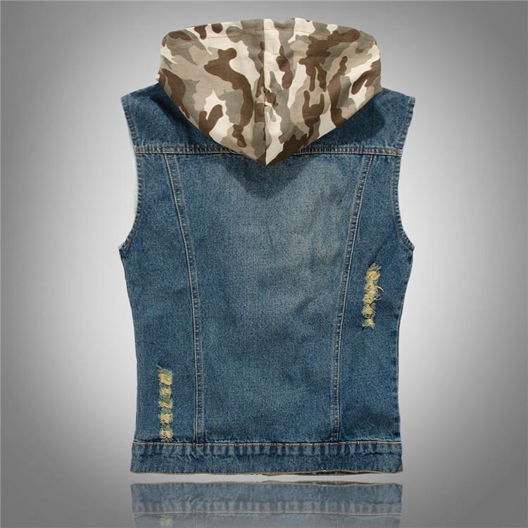 Buy Men's Slim Fashion Denim Vest 