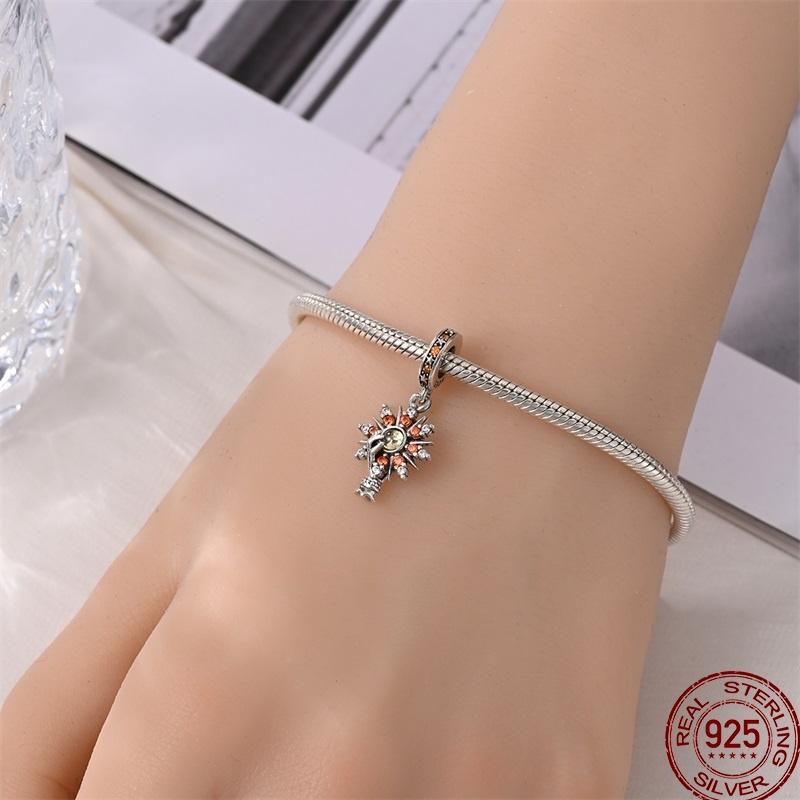 New Copper 12 Constellations Tarot Sun Star Moon Beads Suitable For 3Mm Original Bracelet Diy Gift