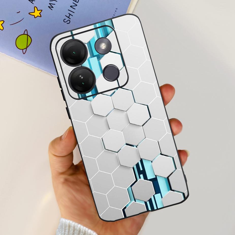 Für Infinix Smart 7 HD Hülle X6516 Luxuriös Beliebt Bemalte Abdeckung Weiche Silikon Handyhülle Für Infinix Smart 7 Plus Smart7 HD Schale