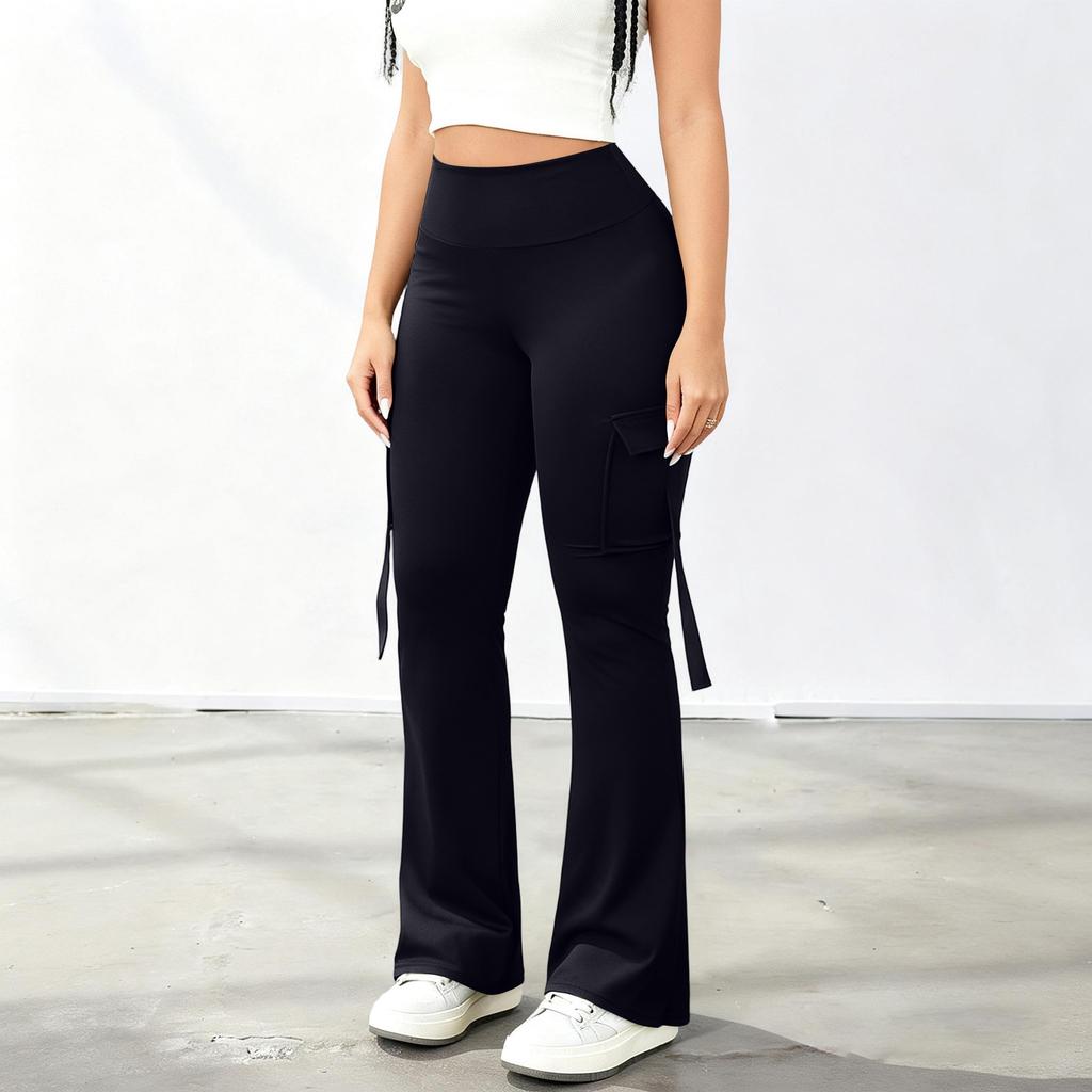 Women's Yoga Pants Casual Pants Slacks With Pockets High Waist