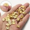 20Pcs Electroplated Mini Flat Folding Hinges Handmade Hardware for Jewelry Box Cabinet Doll House Furniture Decor