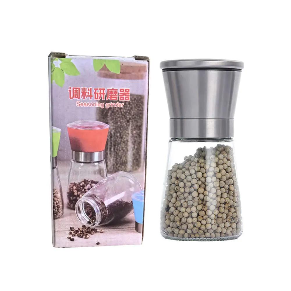 

Нержавеющая сталь и перечница, регулируемая керамическая мельница для морской соли, кухонные инструменты TLY027 as picture