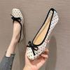 2025 Summer New Pregnant Women Doudou Shoes Women's Flat Lazy Shoes One Pedal Single Shoes Versatile Breathable Work Shoes Ladyshoes