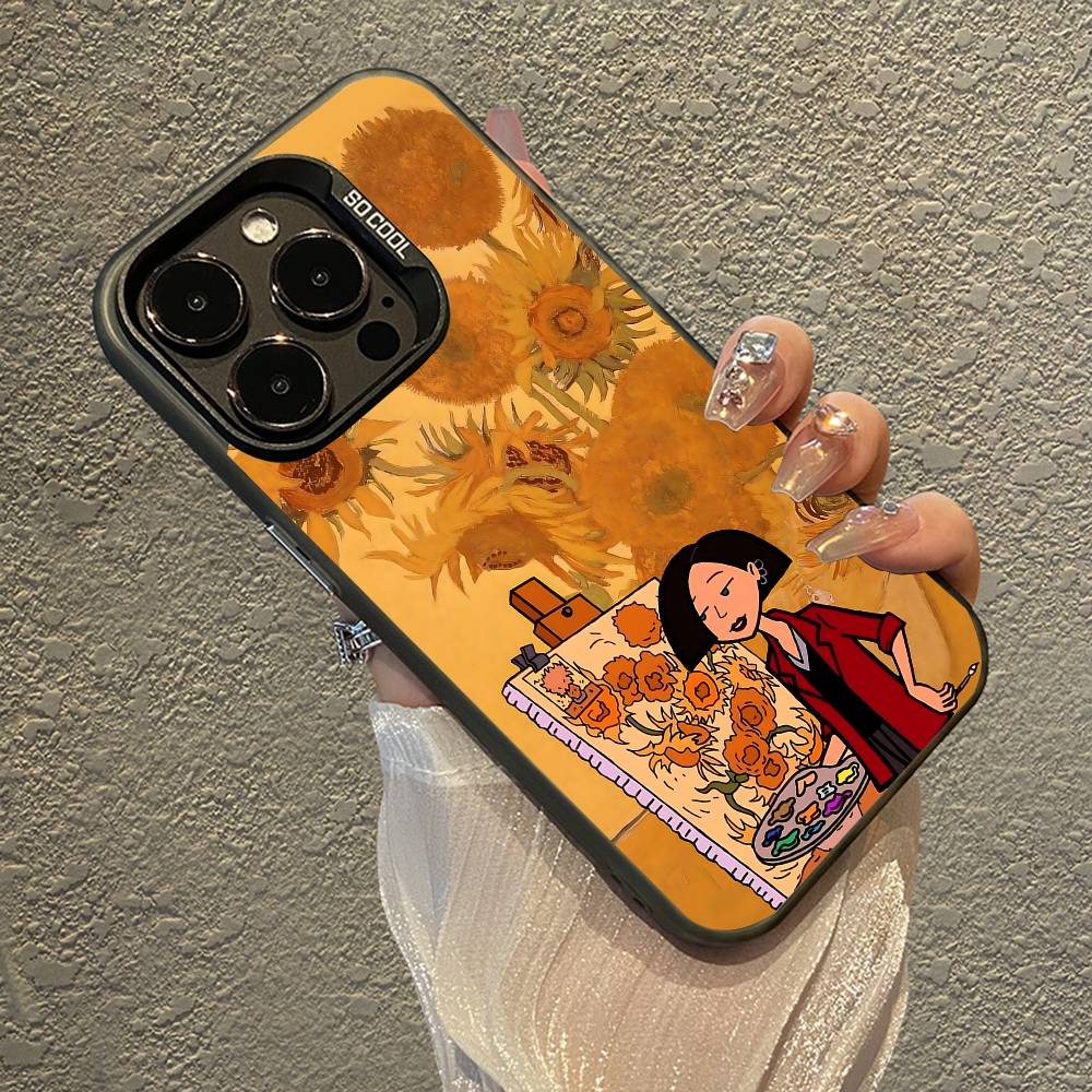 G-Cool T-Daria Phone Case For IPhone 16 15 Plus 14 13 12mini 11Pro Max Candy Matte Shockproof Back Cover