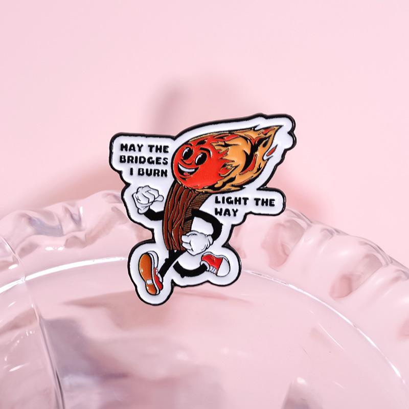 Fashionable Artistic And Cartoon Character Badge Brooch Perfect For Wear Everyday
