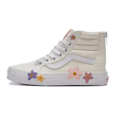 Sk8-Hi Low Top Kids Skate Shoes White Kids Sneakers VN000CTFC9F