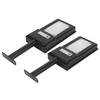 2 Stück 117LED Solarleuchte 50W Highlight Induktionsstraßenlampe für Garten Hof Weißes Licht
