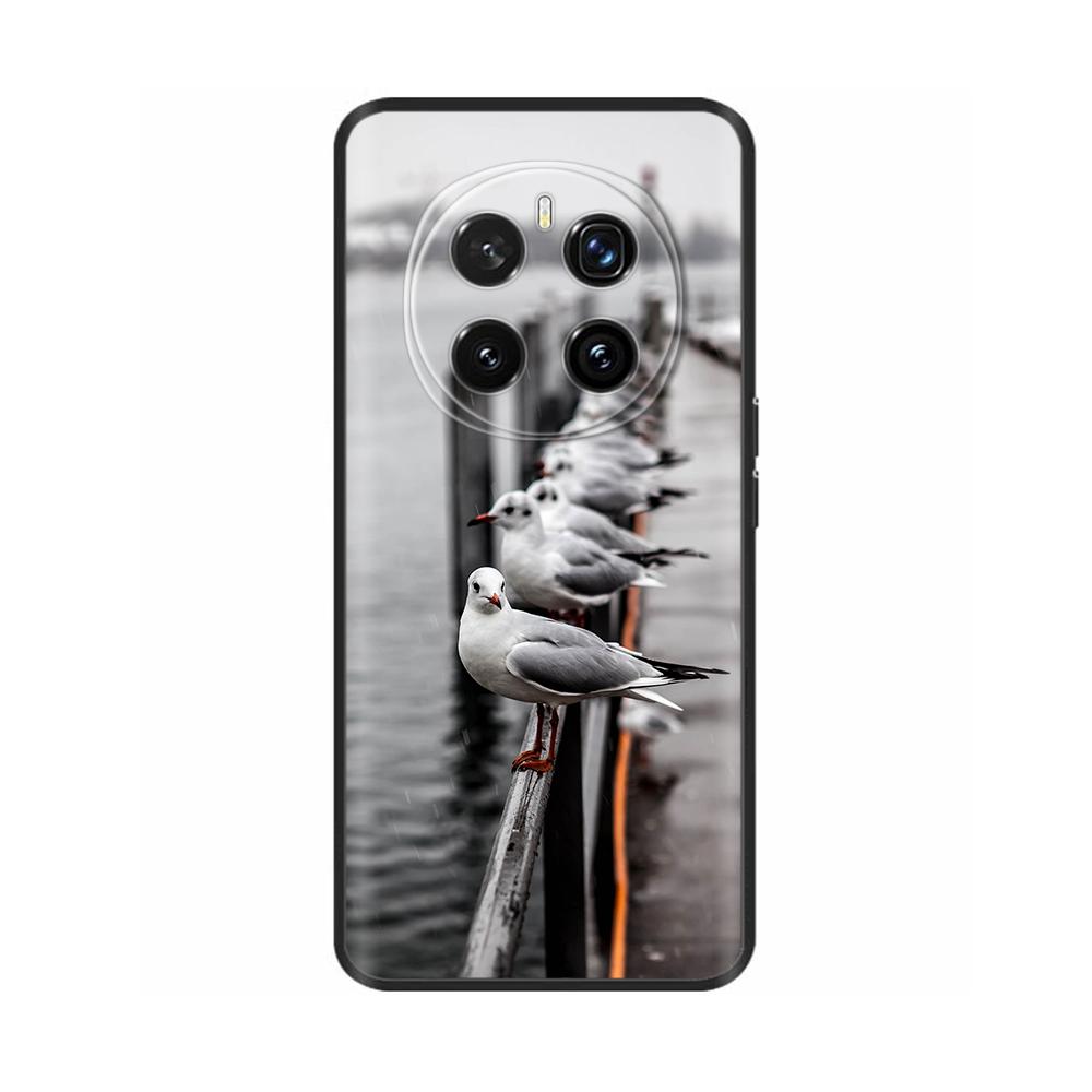 Phone Cases for Honor Magic7 Pro 5G Case Protector Heart Painted Soft Silicon TPU Bumper for Honro MAGIC 7 7Pro Cover Magic7Pro