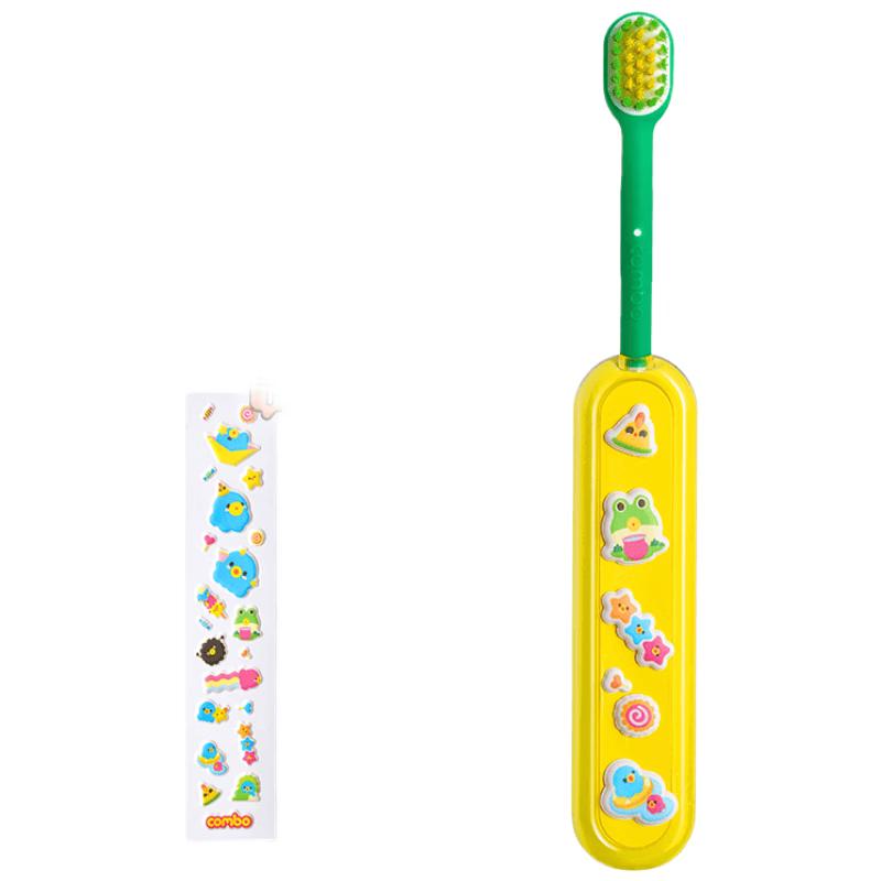 COMBO Kids Fluoride Soft Bristle Toothbrush желтый
