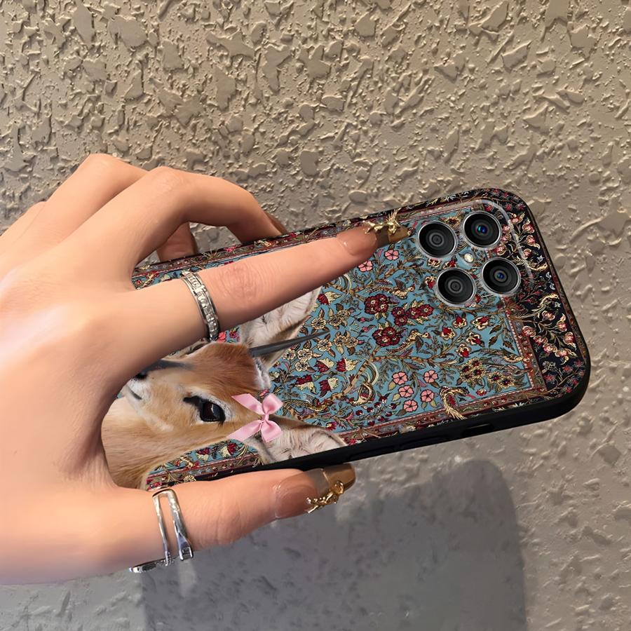 Persian Carpet Floral Pattern Funda Phone Cover Case for Honor Magic5Lite 200 400 Lite 8X X6 X7 70 X8 X5b 90 X9a