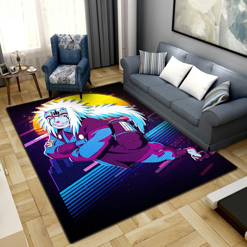 

Anime-Naruto Area Carpet for Living Room Bedroom Home Decor Cool Movie Mat Floor Mat -LXR50 60x90cm