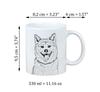 Akita, Akita Inu - cup with a dog, cup with a photo, personalized gift from the Art-Dog brand