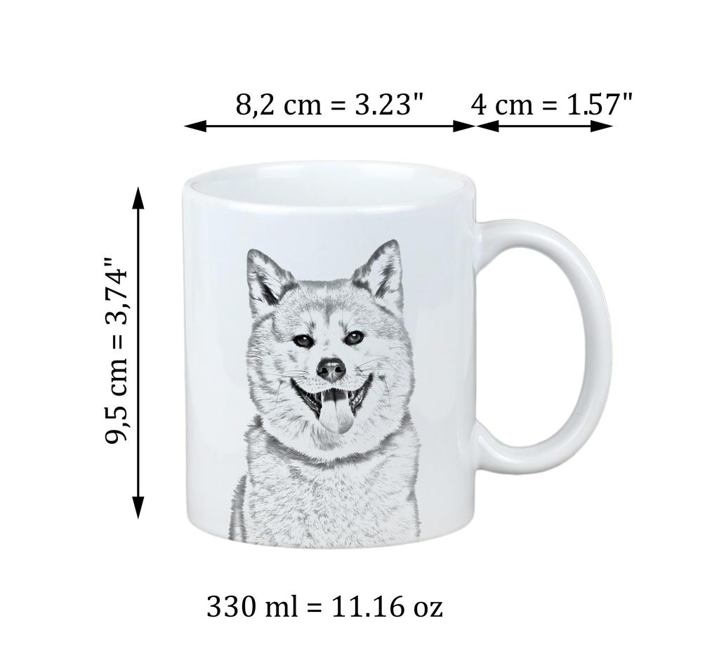 Akita, Akita Inu - cup with a dog, cup with a photo, personalized gift from the Art-Dog brand
