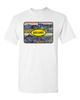 Retro Travel Tee T Shirt Vtg Art Souvenir Badlands National Park Tourist