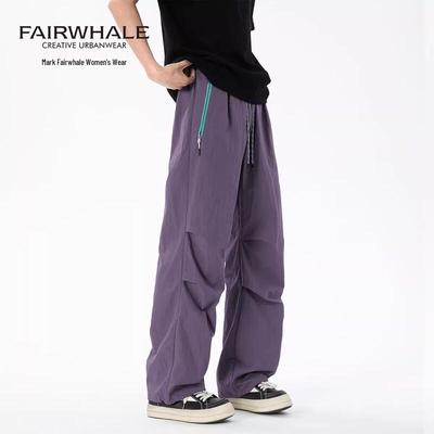 Mark Hua Fei Women's Outdoor Wide-Leg Cargo Pants
