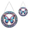 Stained Glass Animal Rhinestone Diamond Art Window Pendants Suncatcher Diamond Painting Art Pendant for Garden Window Decor