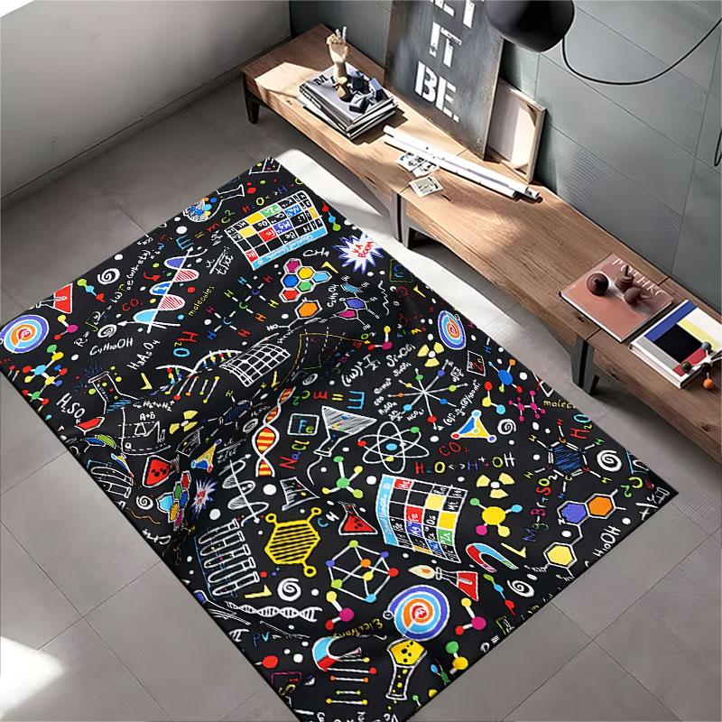 Science Chemistry Lab Pattern suitable as a non-slip mat for the living room or bedroom sofa