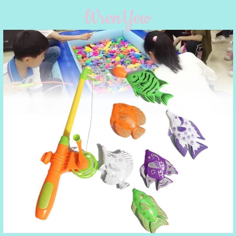 Magnetisches Anglerspielzeug-Set für Kinder Sommer Spaß Langlebiger Kunststoff Interaktives Spiel
