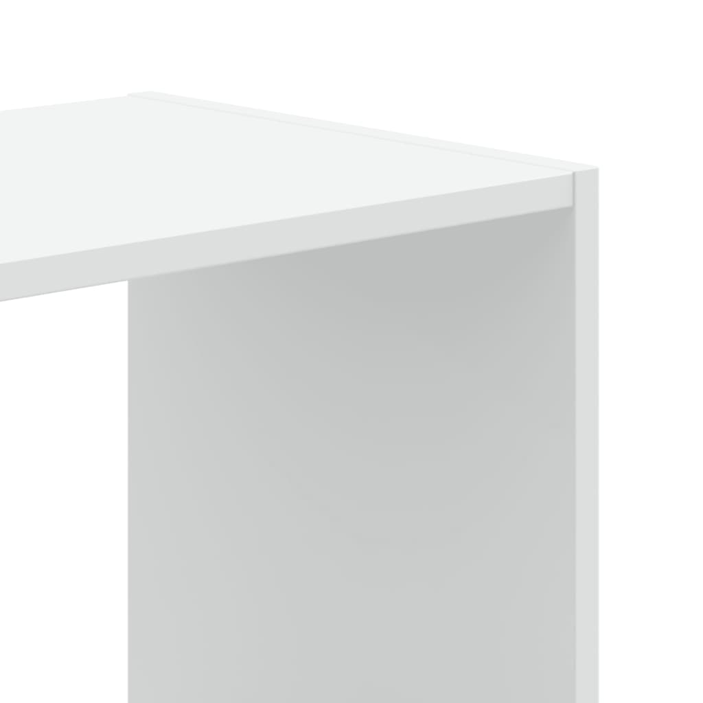 Bookshelf White 102 x 32 x 108 cm Engineered Wood