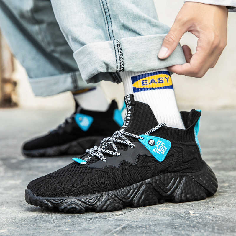 Fashion Tied Platformed Summer Boots Shoes Breathable Men High-top Shoes Sneakers Sport High Grade Super Brand Caregiver