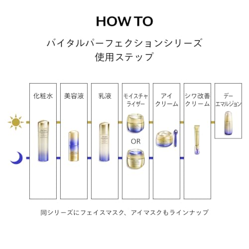 SHISEIDO Vital Perfection Quasi-Drug Bright Revital Emulsion Enriched 100mL Milk Lotion Type Floral Scent Firmness Brightening