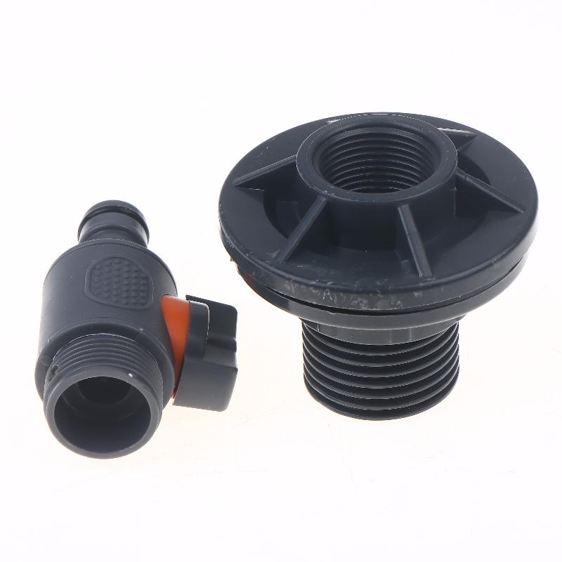 Quick-fit PVC Water Tank Adapter Kit, Durable Rainwater Collection Connector