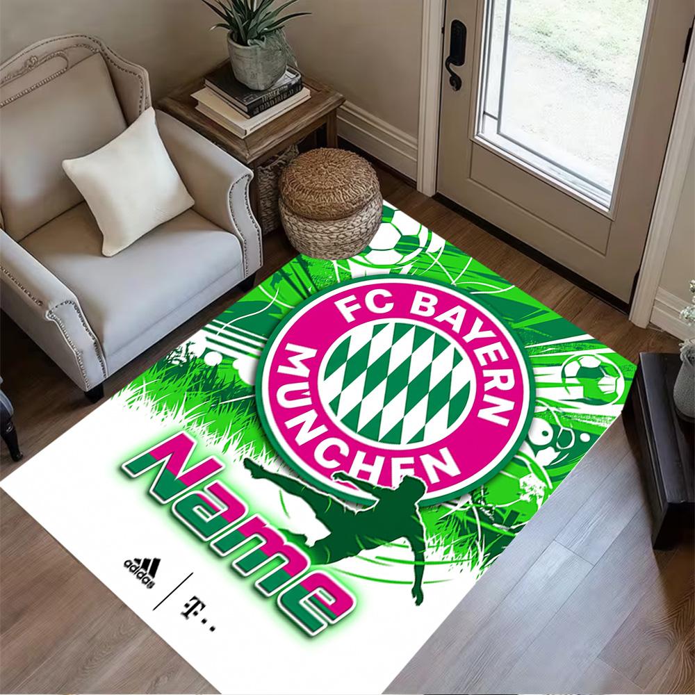 Bayern Munich Fan Poster Carpet Suitable for Study Room Outdoor Kitchen Dormitory Anti-slip Rug Decorate Offices Perfect Gift for Friends & Family