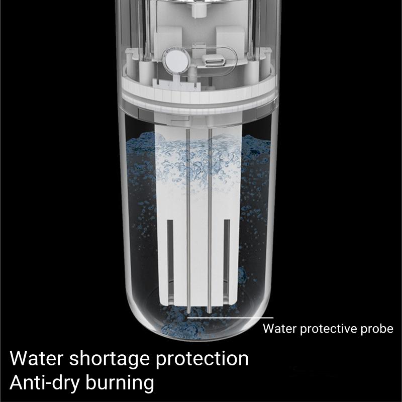 400ml Dual Nozzle Ultrasonic Air Humidifier Usb Charging Water Aromatherapy Diffuser With Warm Lamp Home Wireless Humidificador