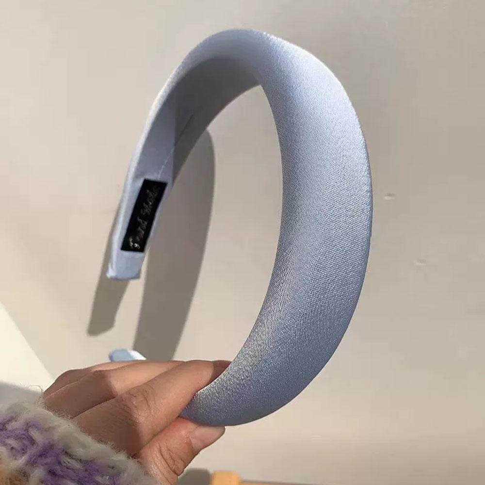 

Мода Однотонная Заколка для Волос Винтажные Эластичные Повязки на Голову Атласные Шелковые Аксессуары для Женщин Губка для Волос Ободок для Волос Корейский Новый