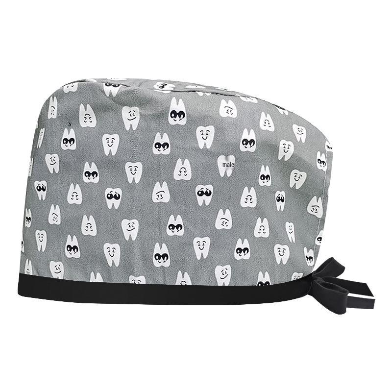 Women's Cotton Surgical Cap - Tie-up Medical, Dental, Salon, and Chemotherapy Head Coverings