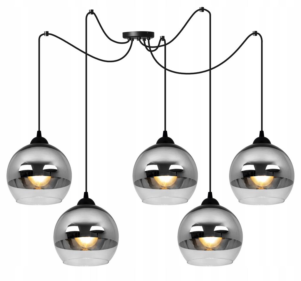 ELEGANT CHROME LED SPIDER HANGING LAMP