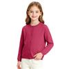 Girls Cardigan Sweater Button Front Knit Top for School Uniform, Toddler Color Warm Fall Winter Outerwear