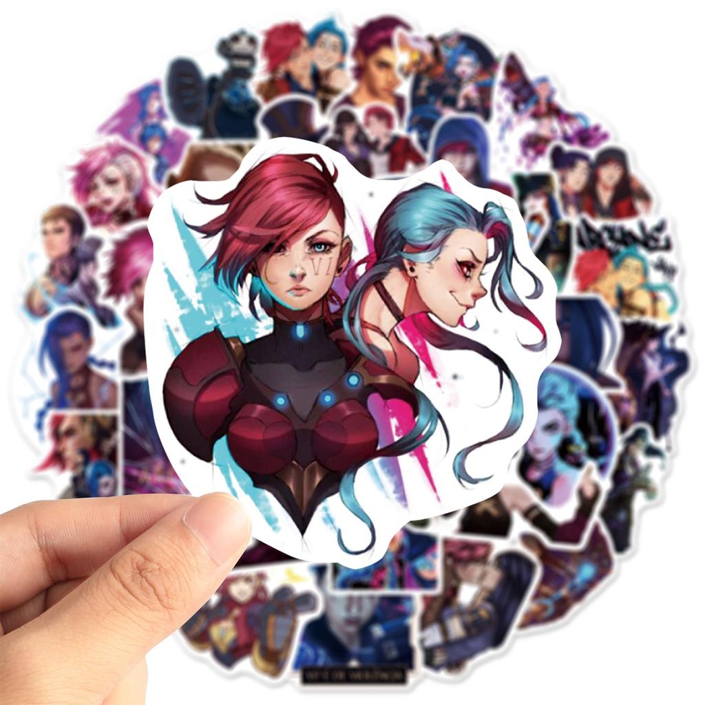 50PCS Sticker Laptop Ledger Skateboard Helmet Waterproof Sticker
