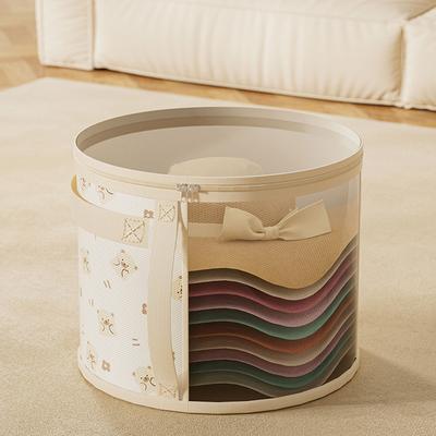1/2Pcs Bear Storage Box for Hats Visible Portable Hats Organizer Foldable Dustproof Toys Container Large Capacity 42*28cm