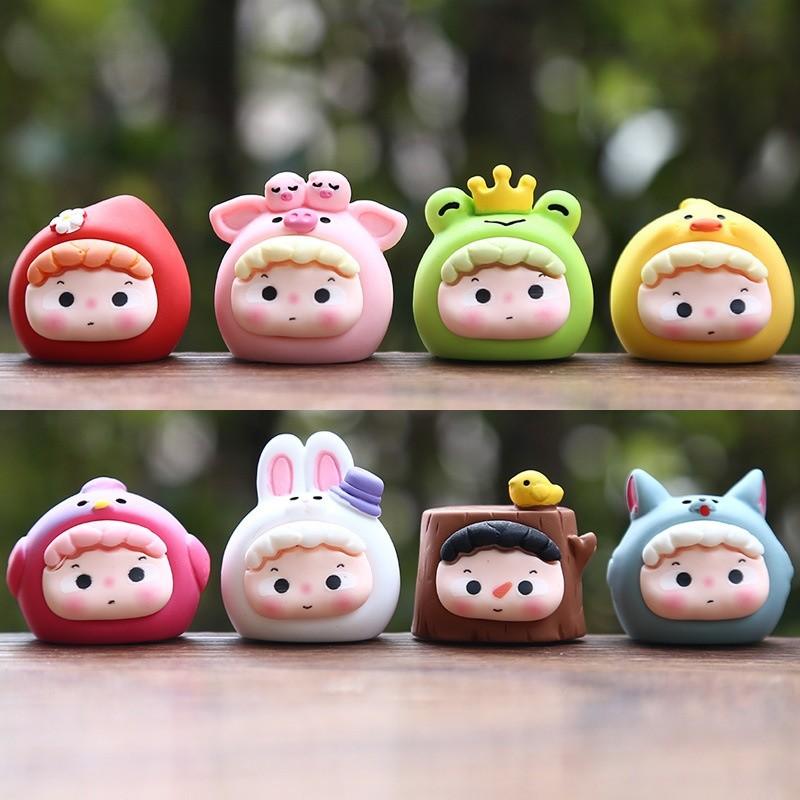 Forest Animal Girl Collectible Resin Random Box For Kids And Collectors