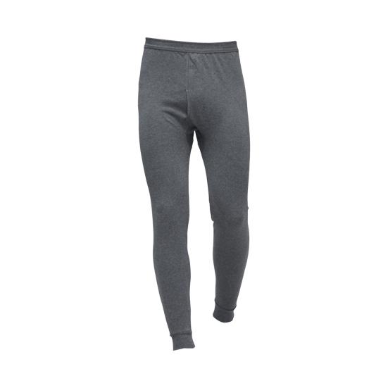 Yousheng Men Pants Elastic Waist Thermal Insulation Long Johns Solid Color Travel Work School Bottoming Trousers Pajamas Trousers