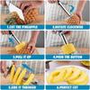 Stainless Steel Pineapple Corer Slicer Non Slip Handle Fast Cutting For Home Kitchen Fruit Salad Daily Use