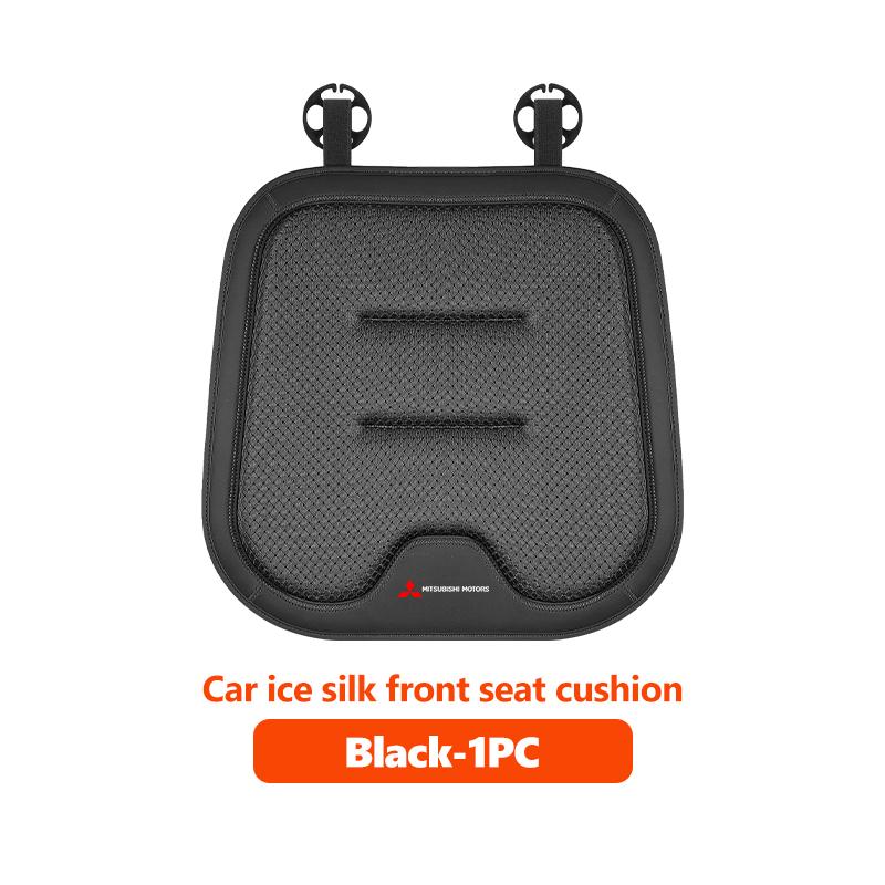 

For Mitsubishi Car Seat Cover Ice Silk Seat Waist Cushion Covers Auto Seats Protection Pad Outlander Pajero Sport Lancer EX L200