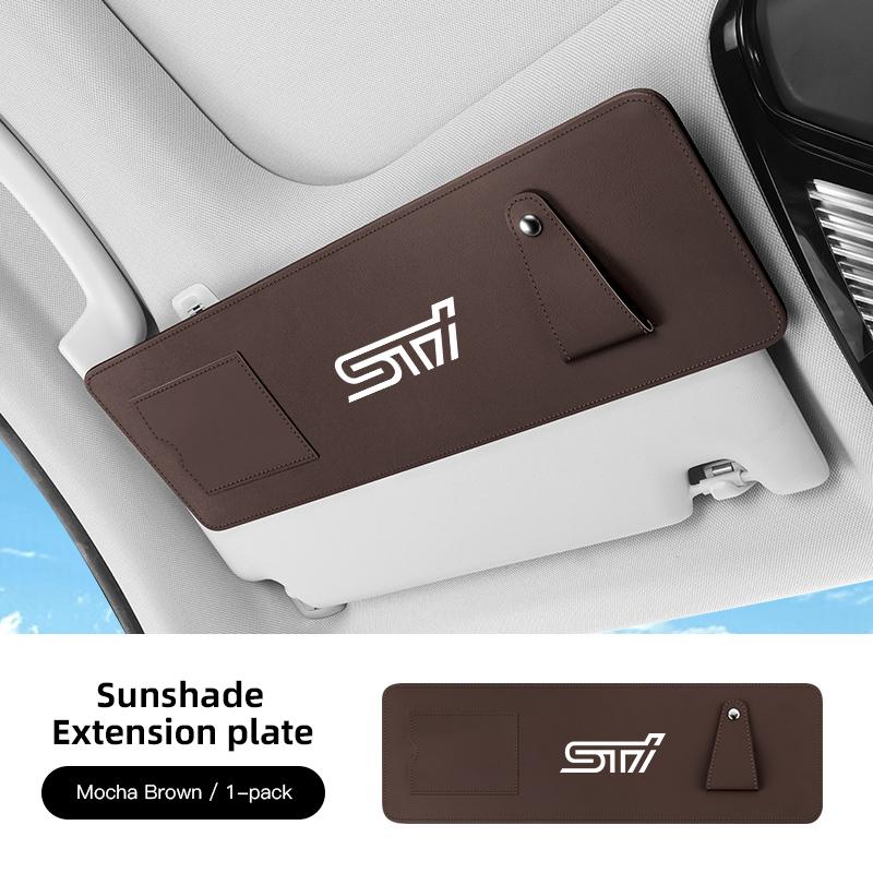 Keychain Car Sun Visor Extender Anti-glare UV Retractable Sun Shield Multifunctional Accessorie For Subaru STI XV Forester BRZ ysi8