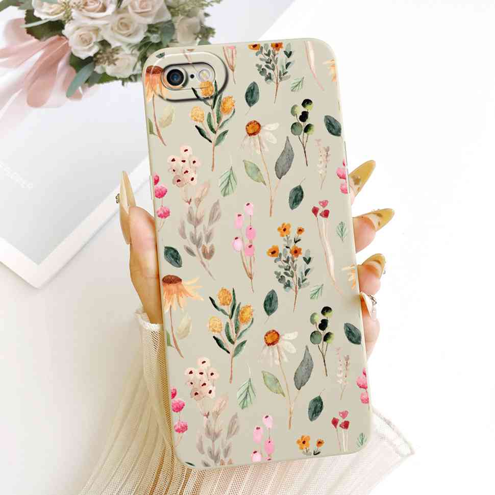 For iPhone 6 Casing Candy Painted Silicone Soft Phone Case For Apple iPhone6 iPhone 6 Cover A1549 A1586 A1589 Shockproof Bumper