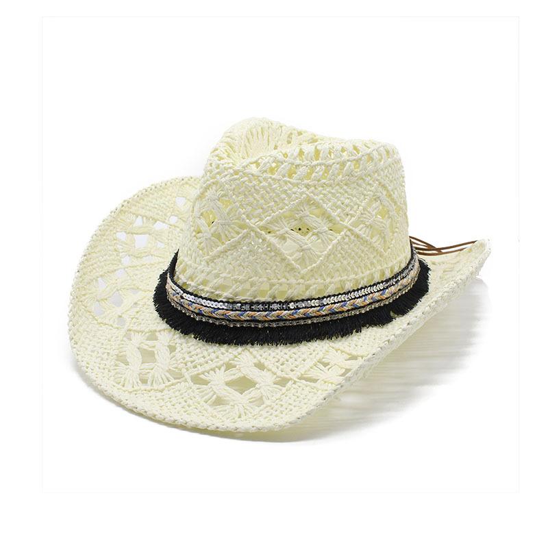 Handmade Straw Hats, Men And Women, Summer Big-Brimmed Sun Hats, Fringed Straw Top Hats, Wind Sun Hats, Outdoor Travel Hats