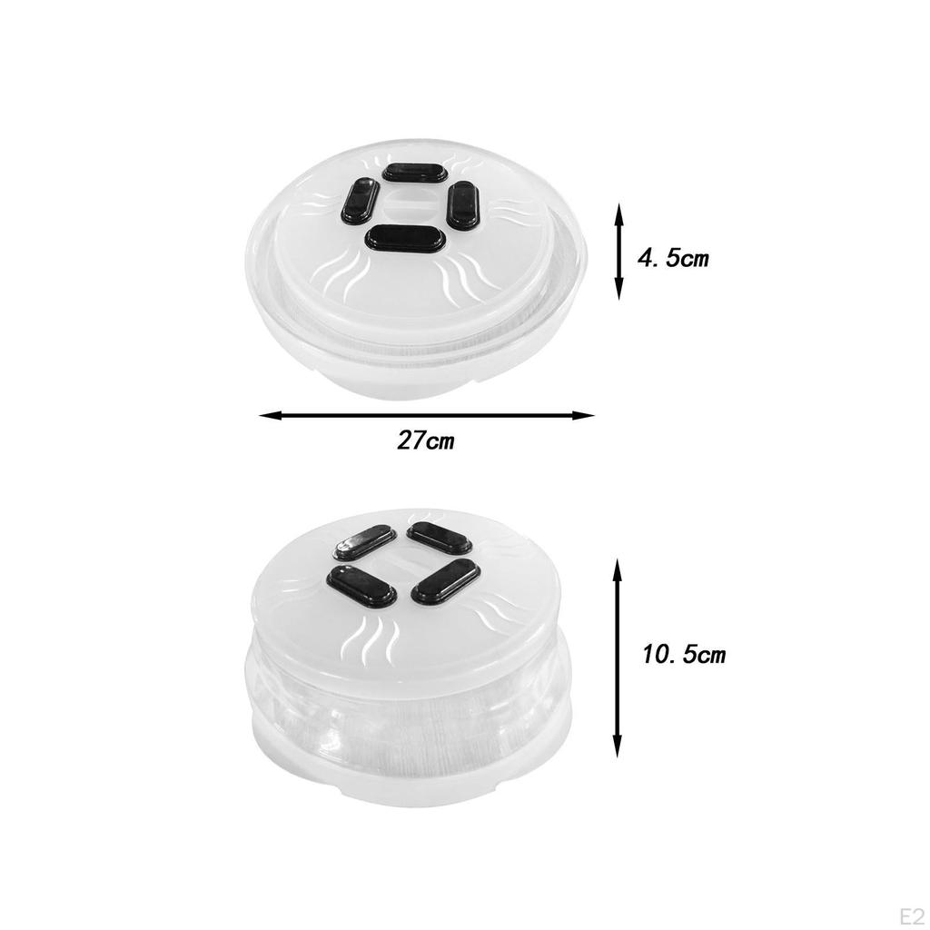 Cesta para limpiar verduras y frutas en el microondas, multifunción, para cubrir alimentos y salpicaduras