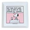 Marimo Craft SNOOPY Comic Series Square W125 X Plate, Red, H125mm, SPER-079
