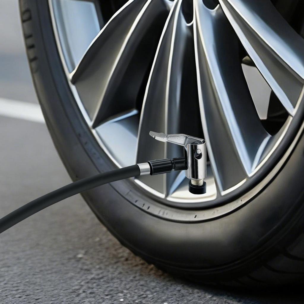 Luftpumpe Adapter Schnellkupplung Kein Leck Zubehör Aufblasbarer Adapter Reifendruckmesser Düse für LKW Fahrzeug Wohnmobil Auto